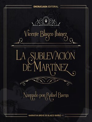 cover image of La sublevación de Martínez